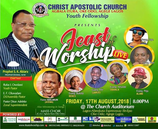 Feast Of Worship 2018 With Bukola Bekes, Yetunde Obanla, Biyi Samuel & Many More