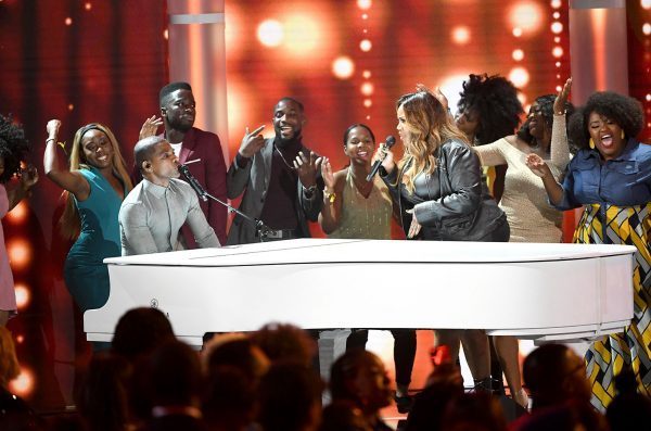 Kirk Franklin Performs “Love Theory” Ft. Jonathan McReynolds, Erica Campbell & Kelly Price