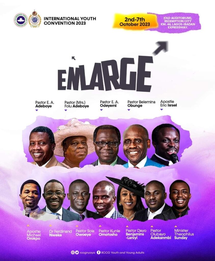 Rccg 2023 youth convention guest ministers 